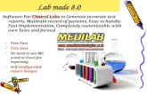 Lab made 8.0 Clinical Labs Software For Clinical Labs to Generate accurate test reports, Maintain record of patients, Easy to handle, Fast Implementation,