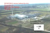 POMURKA mesna industrija d.d. Panonska 11 9000 Murska Sobota Slovenja ESTABLISH NUMBER and activities...