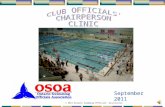 © 2011 Ontario Swimming Officials Association 1 September 2011.