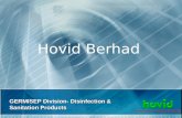 Hovid Berhad GERMISEP Division- Disinfection & Sanitation Products.