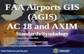 Https://airports-gis.faa.gov Federal Aviation Administration 1 FAA Airports GIS (AGIS) AC 18 and AXIM Standards/Symbology Charles Adler, Contract Support.