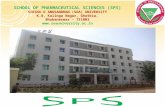 SCHOOL OF PHARMACEUTICAL SCIENCES (SPS) SIKSHA O ANUSANDHAN (SOA) UNIVERSITY K.8, Kalinga Nagar, Ghatkia, Bhubaneswar – 751003 .