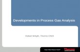 Developments in Process Gas Analysis Robert Wright, Thermo ONIX.