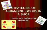 STRATEGIES OF ARRANGING GOODS IN A SHOP THE PLACE hallows THE BUSINESS THE PLACE hallows THE BUSINESS.