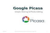 Google Picasa Simple Sharing & Photo Editing May 2011Moore Memorial Library Public Computer Center | Greene, NY1.