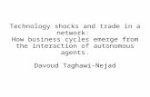 Technology shocks and trade in a network: How business cycles emerge from the interaction of autonomous agents. Davoud Taghawi-Nejad.