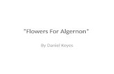 Flowers For Algernon By Daniel Keyes. Progris ript Progress report Keyes use of narrative structure enables us to see the operation has been successful.