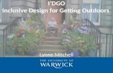 IDGO Inclusive Design for Getting Outdoors Lynne Mitchell.