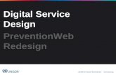 UN Office for Disaster Risk Reduction  Digital Service Design PreventionWeb Redesign.