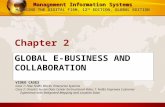 Management Information Systems MANAGING THE DIGITAL FIRM, 12 TH EDITION, GLOBAL EDITION GLOBAL E-BUSINESS AND COLLABORATION Chapter 2 VIDEO CASES Case.