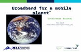 Government Roadmap Tom Clark Delta Wave Communications, Inc. Broadband for a mobile planet TM.