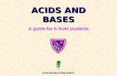 ACIDS AND BASES A guide for A level students KNOCKHARDY PUBLISHING.