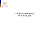 Chemical bonding in molecules. Lunds universitet / Fysiska institutionen / Avdelningen för synkrotronljusfysik FYST20 VT 2011 I - What is a molecule?