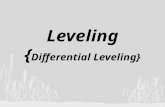 Leveling { Differential Leveling}. Lecture Outline Definitions Datum Vials Levels: optical, laser, digital Rods Differential Leveling A leveling Loop.