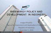 Unggul Priyanto Agency for Assessment and Application of Technology Republic of Indonesia November 1, 2010.
