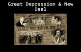 Great Depression & New Deal. Part I. What Caused the Great Depression? The stock market crash of 1929 was the event that started the Great Depression.