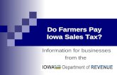Information for businesses from the Do Farmers Pay Iowa Sales Tax?