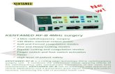 KENTAMED RF-B is a cutting-edge technology 4MHz radiofrequency surgery unit. It combines the well-known tissue spearing effects of the radiofrequency with.