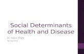 Social Determinants of Health and Disease Dr. Yeşim YASİN Spring-2014.