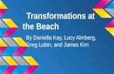 Transformations at the Beach By Daniella Kay, Lucy Almberg, Greg Lubin, and James Kim.