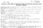 Integrated Programmable Communications, Inc. May 14, 2001 doc.: IEEE 802.15-01/246r0 Submission Slide 1 Integrated Programmable Communications, Inc. and.