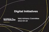 Digital Initiatives Web Advisory Committee 2012-04-18.