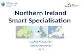Northern Ireland Smart Specialisation Ciaran McGarrity Innovation Policy DETI.