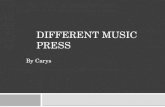 By Carys DIFFERENT MUSIC PRESS. Rock Sound magazine  Editor: Ben Patashnick  Monthly  Publisher: Freeway Press Inc.