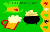 ST PATRICK’S DAY. St. Patrick's Day is celebrated on March 17, as a religious feast day and the anniversary of the saint’s death in the fifth century.