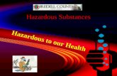 13 Hazardous to our Health Hazardous Substances Solvents 5 Lubricants.