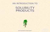 AN INTRODUCTION TO SOLUBILITYPRODUCTS KNOCKHARDY PUBLISHING 2008 SPECIFICATIONS.