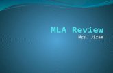 Mrs. Jiram. True or False: MLA requires a title page. A. True B. False.