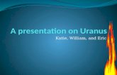 Katie, William, and Eric. Why is Uranus tilted when it orbits?