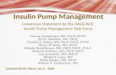 Insulin Pump Management Consensus Statement by the AACE/ACE Insulin Pump Management Task Force George Grunberger, MD, FACP, FACE* Jill M. Abelseth, MD,