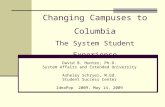 Changing Campuses to Columbia The System Student Experience David B. Hunter, Ph.D. System Affairs and Extended University Asheley Schryer, M.Ed. Student.