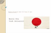 Bipolar perceptions about the future of Japan JSAC2012@Carleton University Norio Ota York University.
