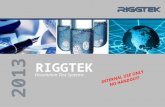 2013 RIGGTEK Dissolution Test Systems INTERNAL USE ONLY NO HANDOUT!