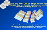 Analysis and modelling of landscape ecological changes due to dynamic surface movements caused by mining activities Christian Fischer, Heidrun Matejka,