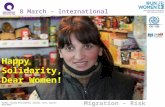 8 March – International Women’s Day Author: Galina Petriashvili (photos, text, layout) 2012, Tbilisi.