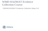 Presenter’s Name June 17, 2003 WMD HAZMAT Evidence Collection Course CBRNE/HAZMAT Evidence Collection Steps 5-8.