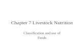 Chapter 7 Livestock Nutrition Classification and use of Feeds.