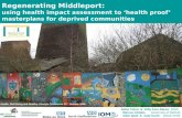 Regenerating Middleport: using health impact assessment to ‘health proof’ masterplans for deprived communities Salim Vohra & Gifty Amo-Danso (IOM) Marcus.
