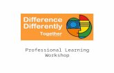 Professional Learning Workshop. Together for Humanity Together for Humanity is a non-profit organisation facilitating diversity education for adults and.