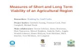 Measures of Short and Long Term Viability of an Agricultural Region Researchers: Xianfeng Su, Geoff Carlin Project leaders: Senthold Asseng, Freeman Cook,