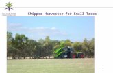 1 Chipper Harvester for Small Trees. 2 Mallee Eucalypt production for bioenergy – research and harvesting Paul Turnbull Woody Crops Program Leader The.