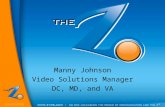 Manny Johnson Video Solutions Manager DC, MD, and VA.