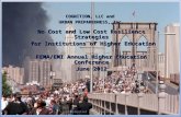 COGNITION, LLC and URBAN PREPAREDNESS, Inc. No Cost and Low Cost Resilience Strategies for Institutions of Higher Education for Institutions of Higher.