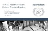 Tactical Asset Allocation: History, Theory & Practice Brian Schreiner Schreiner Capital Management, Inc. Exton, PA - .