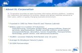 1 About SL Corporation SL Corporation provides an open business information delivery platform, ‘enabling our customers and partners to envision, design.