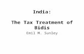 India: The Tax Treatment of Bidis Emil M. Sunley.